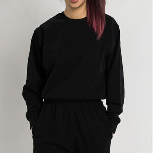 Linus Tech Tips Women Cropped Sweatshirt in Black, Size M​​​​​​​​​​